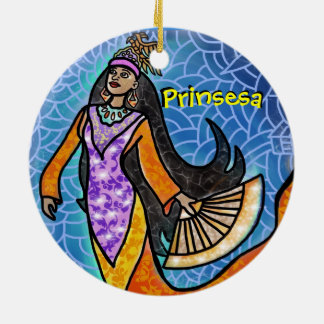 En Céramique ornement 2-Sided