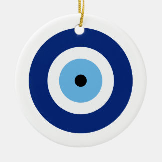 En Céramique Ornement accrochant d'oeil mauvais