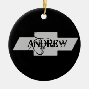En Céramique Ornement Andrew Chevy