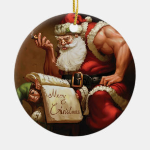 En Céramique Ornement Arbre de Noël - Pour Bodybuilding