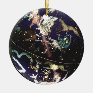 En Céramique Ornement astrologique céleste de globe
