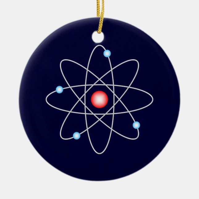 En Céramique Ornement atomique (Devant)