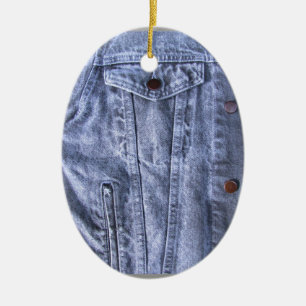 En Céramique Ornement bleu de ~ de denim