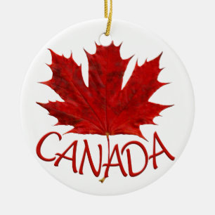 En Céramique Ornement Canada Feuille d'érable