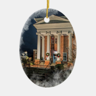 En Céramique Ornement Carnegie Hall Lewisburg, WV de Noël