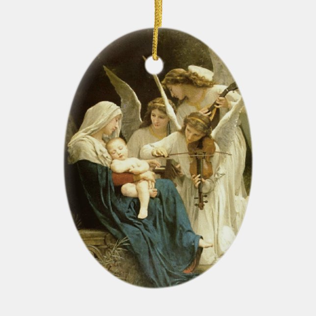 En Céramique Ornement d'anges d'art (Devant)