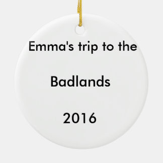 En Céramique Ornement d'arbre de Noël de bad-lands