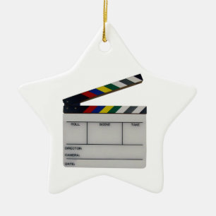 En Céramique Ornement d'ardoise de pellicule cinématographique