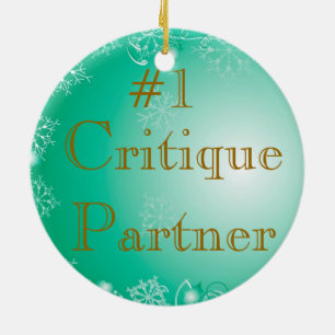 En Céramique Ornement d'associé de critique