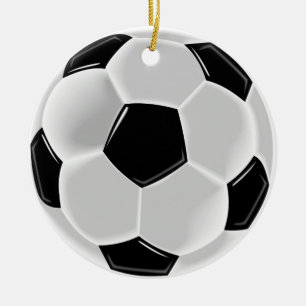 En Céramique Ornement de balle de football