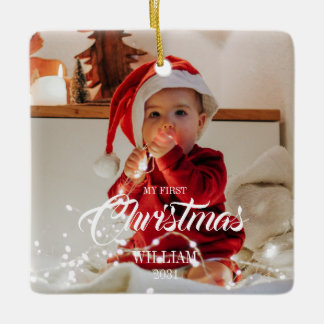 En Céramique Ornement de bébé - Mon premier Noël