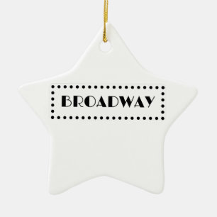 En Céramique Ornement de Broadway
