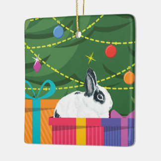 En Céramique Ornement de cadeau de Noël de Marlon Bundo
