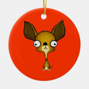 En Céramique Ornement de chiwawa