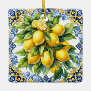 En Céramique Ornement de citrons italiens de Noël
