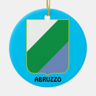 En Céramique Ornement de Cristmas de région de l'Abruzzo