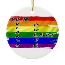 Ornement de drapeau de l'impulsion LGBT