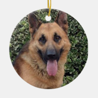 En Céramique Ornement de "du visage votre chien"