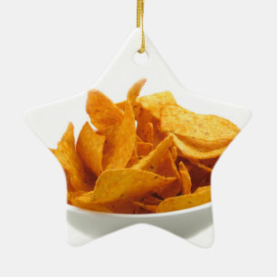 En Céramique Ornement de frites de fromage