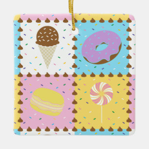 En Céramique Ornement de gâteaux doux