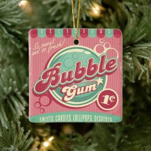 En Céramique Ornement de gomme à bulles