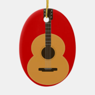 En Céramique Ornement de guitare