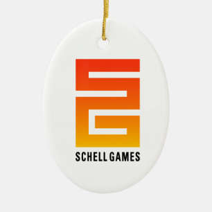 En Céramique Ornement de jeux de Schell