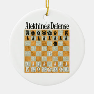 En Céramique Ornement de la défense d'Alekhine