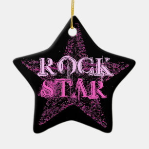 En Céramique Ornement de la princesse "Rock Star"