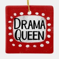 Ornement de la reine dramatique