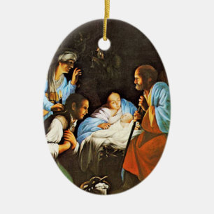 En Céramique Ornement de la Sainte Famille