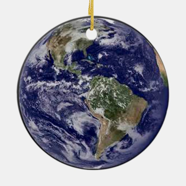En Céramique Ornement de la terre de planète (Dos)