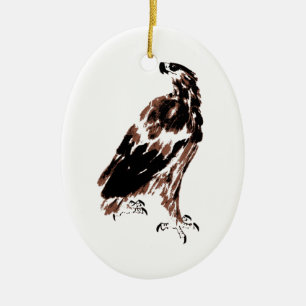 En Céramique Ornement de l'aigle fier