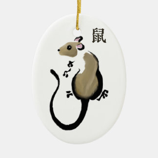 En Céramique Ornement de l'année du Rat