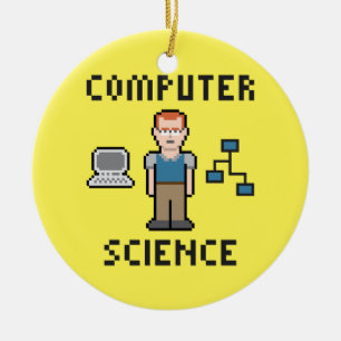 En Céramique Ornement de l'informatique de cercle de pixel