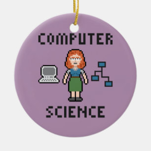 En Céramique Ornement de l'informatique de cercle de pixel -