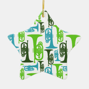 En Céramique Ornement de Mellophone