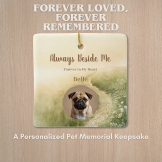 En Céramique Ornement de memorial pour animaux de compagnie Rai