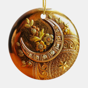 En Céramique Ornement de montre de poche d'or