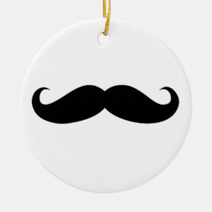 En Céramique Ornement de moustache