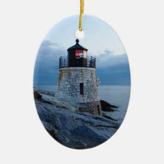 En Céramique Ornement de phare de colline de château