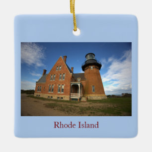 En Céramique Ornement de phare de Rhode Island