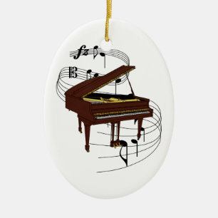 En Céramique Ornement de piano