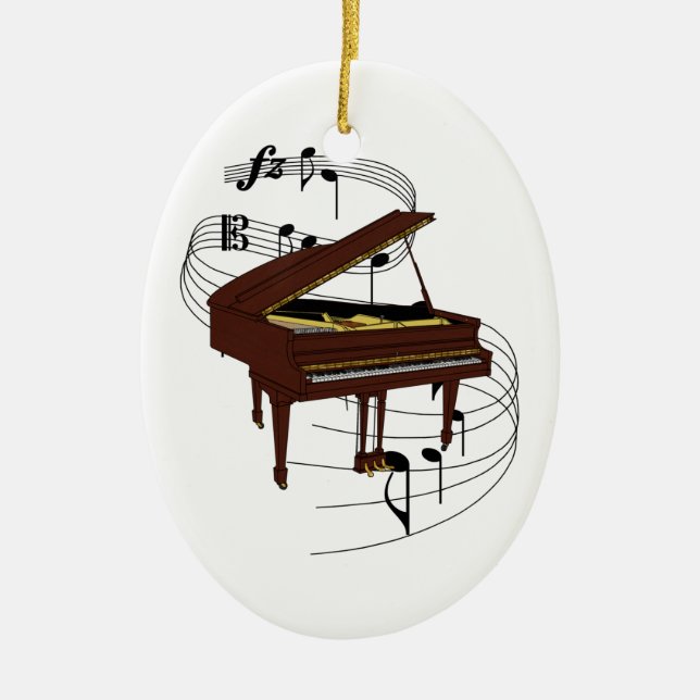 En Céramique Ornement de piano (Devant)