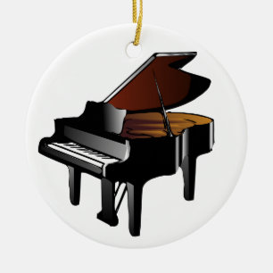 En Céramique Ornement de piano grand bébé