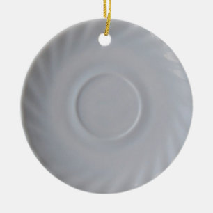 En Céramique Ornement de plat de soucoupe