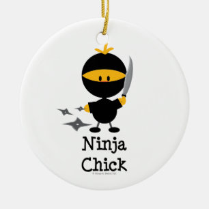 En Céramique Ornement de poussin de Ninja
