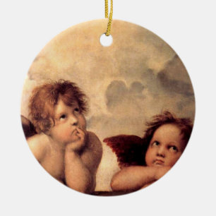 En Céramique Ornement de Putti de Raphael