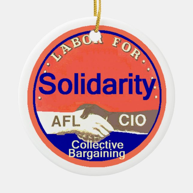 En Céramique Ornement de solidarité (Devant)