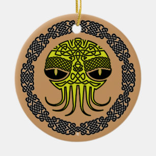 En Céramique Ornement de Squidmas - mystérieux